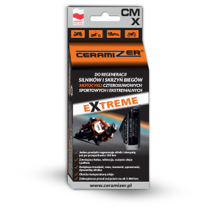Motorcycle (CMX) - Ceramizer for regeneration of engines and transmissions of four-stroke sports and extreme motorcycles